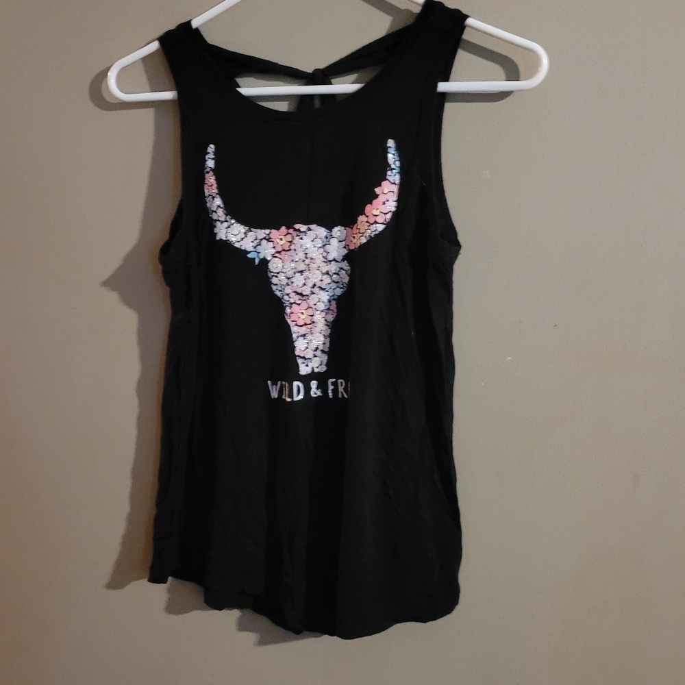 Justice  Black Tank Top 14
